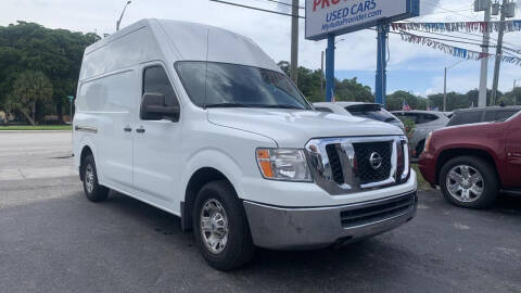 2013 Nissan NV for sale at AUTO PROVIDER in Fort Lauderdale FL