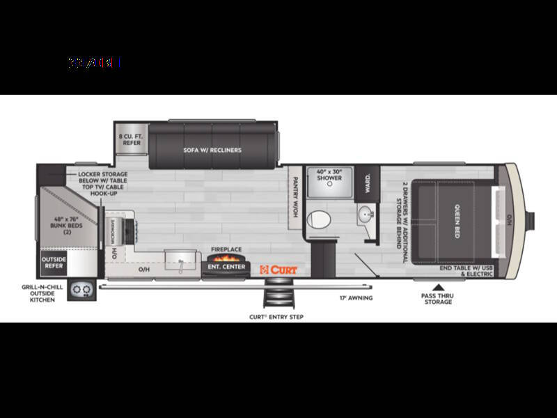 2022 Keystone RV Arcadia 3370BH