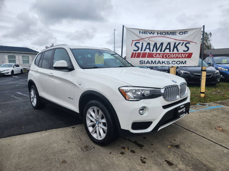 2017 BMW X3 for sale at Siamak's Car Company llc in Woodburn OR