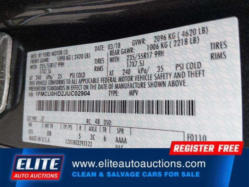 2018 Ford Escape SEL