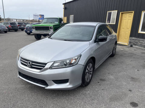 2014 Honda Accord for sale at BELOW BOOK AUTO SALES in Idaho Falls ID