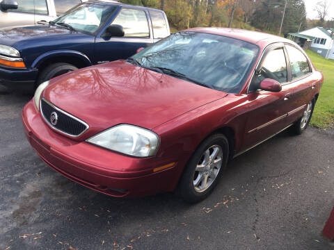 2001 Mercury Sable for sale at CENTRAL AUTO SALES LLC in Norwich NY
