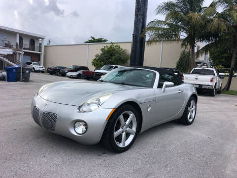 2009 Pontiac Solstice for sale at Florida Cool Cars in Fort Lauderdale FL