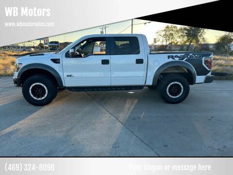 2013 Ford F-150 for sale at WB Motors in Lewisville TX