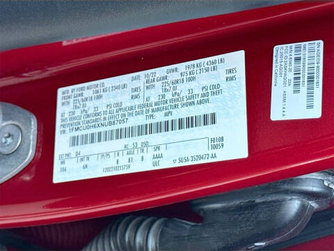 2022 Ford Escape SEL