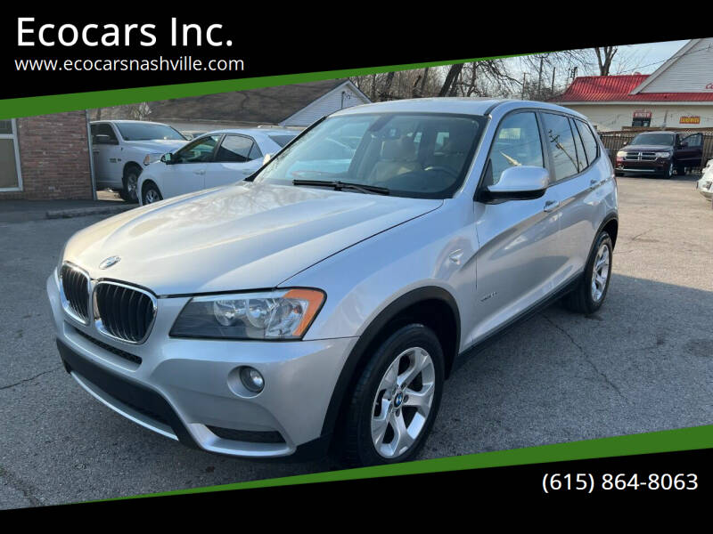 2013 BMW X3 for sale at Ecocars Inc. in Nashville TN