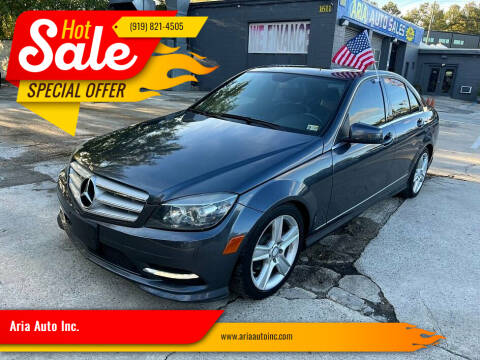 2011 Mercedes-Benz C-Class for sale at Aria Auto Inc. in Raleigh NC