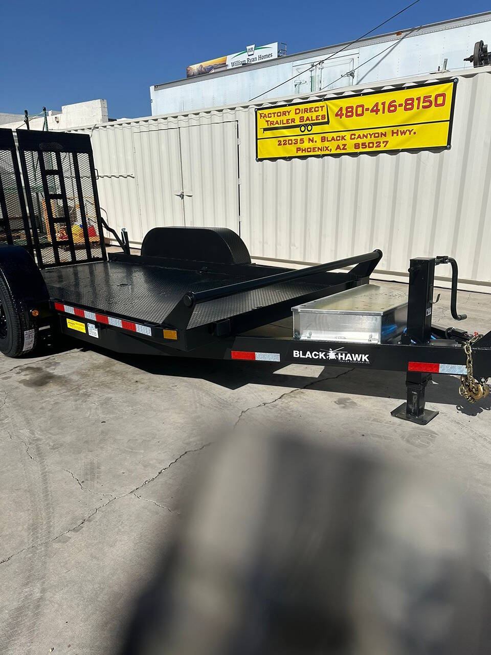 2025 BLACK HAWK SCISSOR LIFT LOWBOY for sale at Factory Direct Trailer Sales in Phoenix, AZ