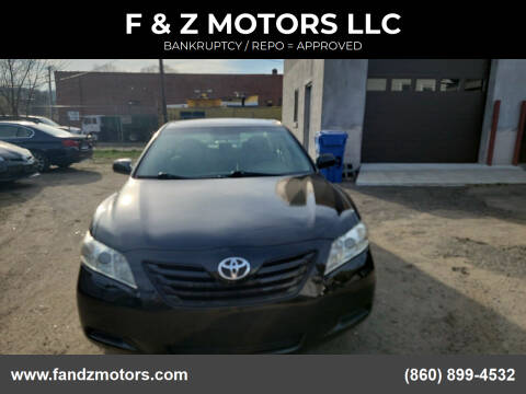 2009 Toyota Camry for sale at F & Z MOTORS LLC in Vernon Rockville CT