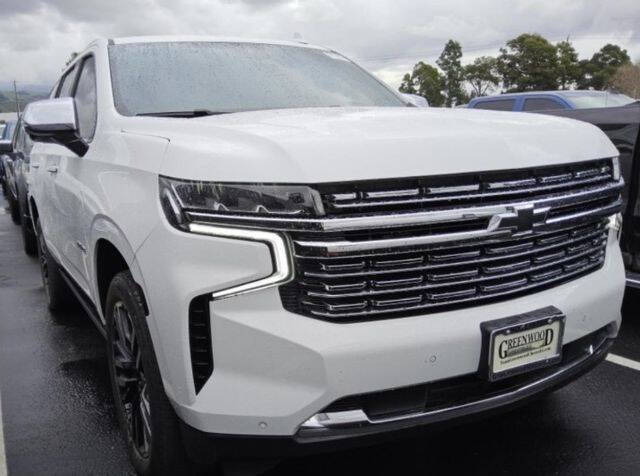 Used 2023 Chevrolet Tahoe Premier with VIN 1GNSKSKD3PR110102 for sale in Bloomington, IL