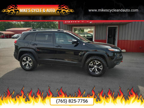 2018 Jeep Cherokee for sale at MIKE'S CYCLE & AUTO in Connersville IN