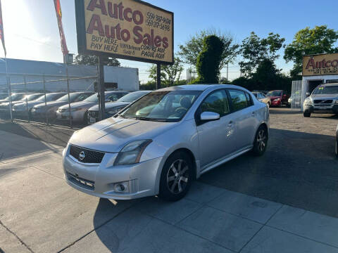 2012 Nissan Sentra for sale at AUTCO AUTO SALES in Fresno CA