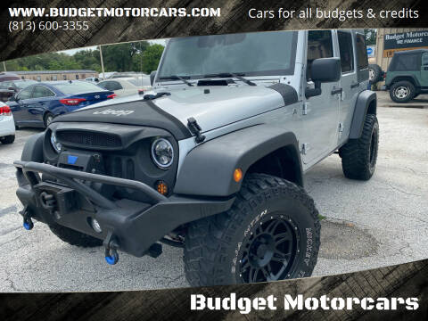 2008 Jeep Wrangler Unlimited for sale at Budget Motorcars in Tampa FL