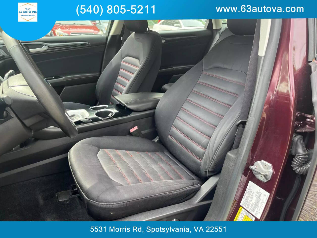 2013 Ford Fusion for sale at 63 Auto Inc in Spotsylvania, VA