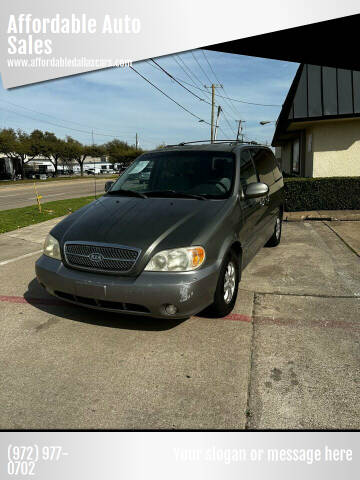 2005 Kia Sedona for sale at Affordable Auto Sales in Dallas TX