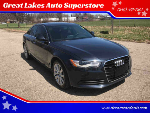 2015 Audi A6 for sale at Great Lakes Auto Superstore in Waterford Township MI