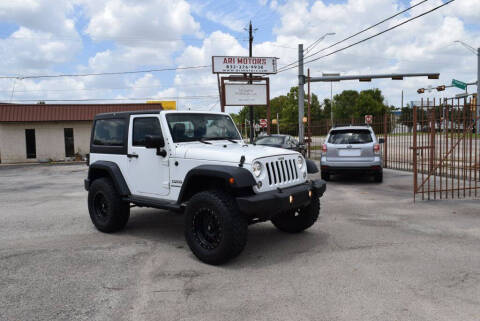 2015 Jeep Wrangler for sale at ARI Motors in Houston TX