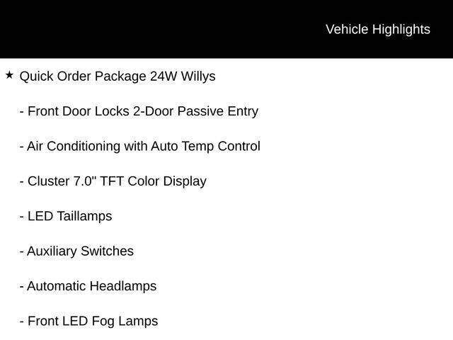 2026 Jeep Gladiator Willys