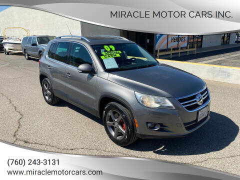 2009 Volkswagen Tiguan for sale at Miracle Motor Cars Inc. in Victorville CA