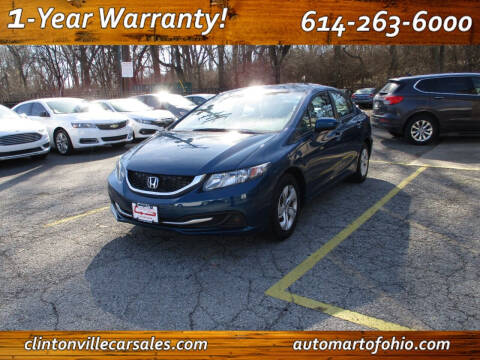 2015 Honda Civic for sale at Clintonville Car Sales in Columbus OH