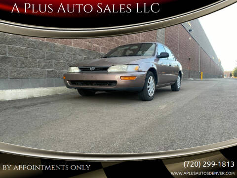 1993 Toyota Corolla for sale at A Plus Auto Sales LLC in Denver CO
