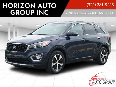 2016 Kia Sorento for sale at HORIZON AUTO GROUP INC in Orlando FL