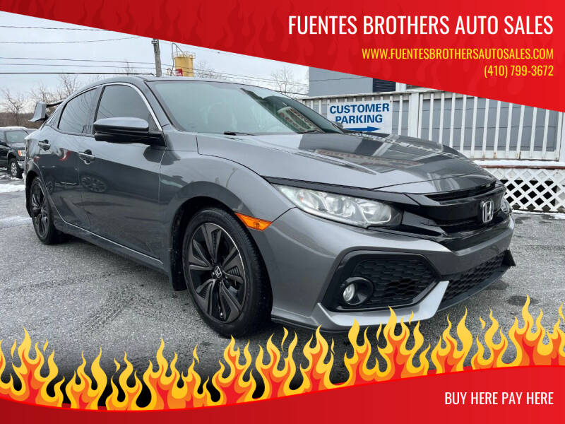 2018 Honda Civic for sale at Fuentes Brothers Auto Sales in Jessup MD