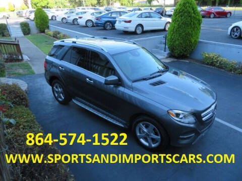 2018 Mercedes-Benz GLE for sale at Sports & Imports INC in Spartanburg SC