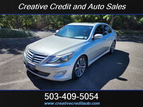 2013 Hyundai Genesis for sale at Creative Credit & Auto Sales in Salem OR