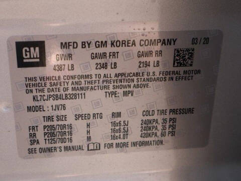 2020 Chevrolet Trax LT