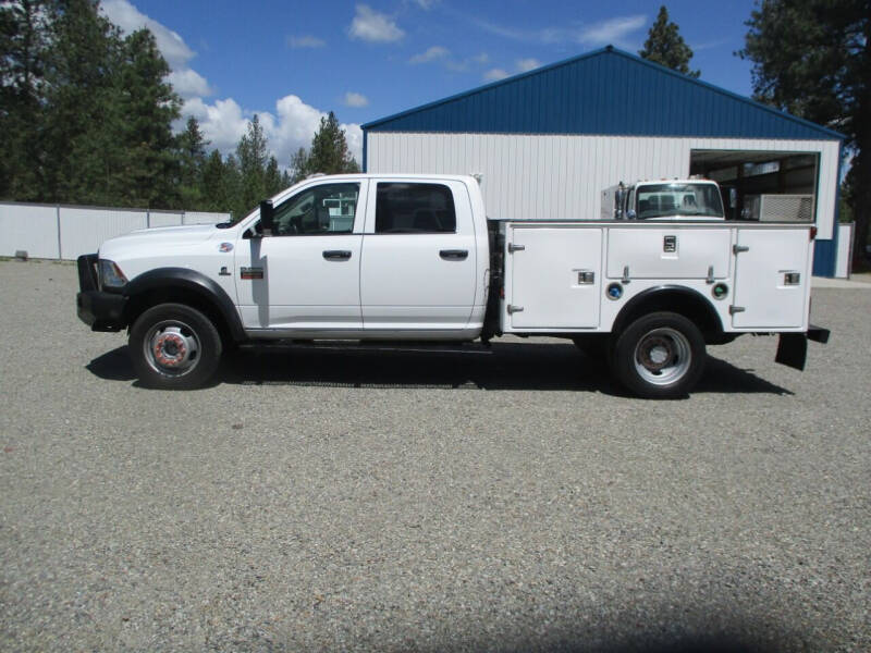 2012 Dodge Ram 5500 Crew Cab Utility 4X4 for sale at BJ'S COMMERCIAL TRUCKS in Spokane Valley WA