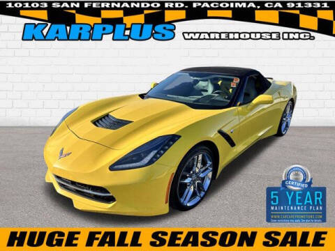 2019 Chevrolet Corvette for sale at Karplus Warehouse in Pacoima CA