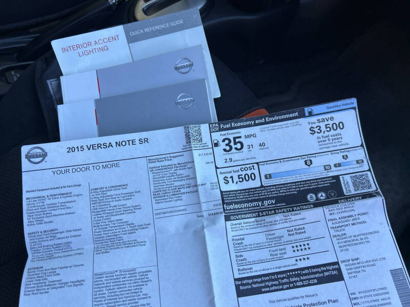 2015 Nissan Versa Note SR