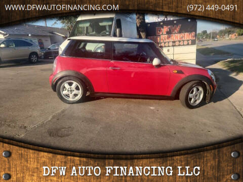 2009 MINI Cooper for sale at Bad Credit Call Fadi in Dallas TX