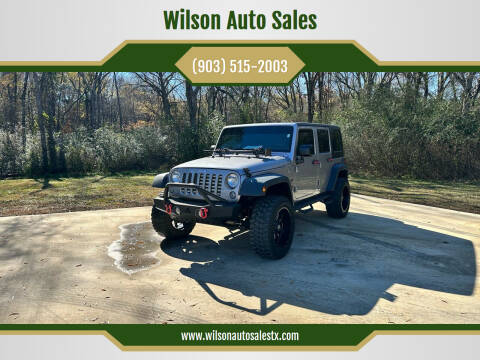 2016 Jeep Wrangler Unlimited for sale at Wilson Auto Sales in Chandler TX