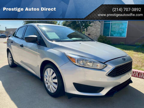 2018 Ford Focus for sale at Prestige Autos Direct in Carrollton TX