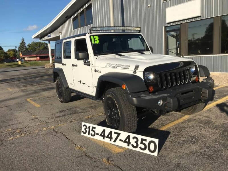 2013 Jeep Wrangler Unlimited for sale at Dominic Sales LTD in Syracuse NY