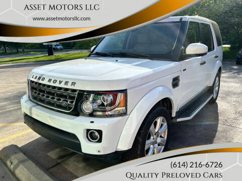 2015 Land Rover LR4 for sale at ASSET MOTORS LLC in Westerville OH