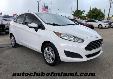 2016 Ford Fiesta for sale at AUTO CLUB OF MIAMI, INC in Miami FL