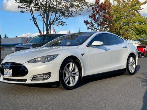 2013 Tesla Model S for sale at GO AUTO BROKERS in Bellevue WA