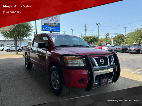 2012 Nissan Titan for sale at Magic Auto Sales in Dallas TX