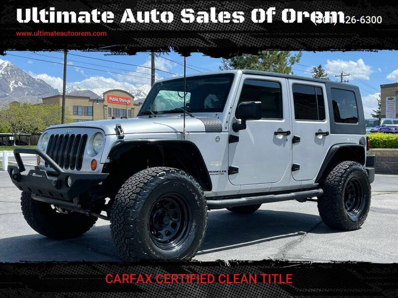 2007 Jeep Wrangler Unlimited for sale at Ultimate Auto Sales Of Orem in Orem UT