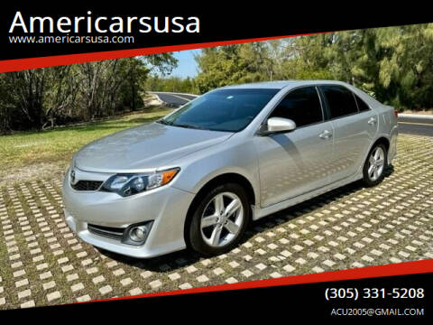 2013 Toyota Camry for sale at Americarsusa in Hollywood FL