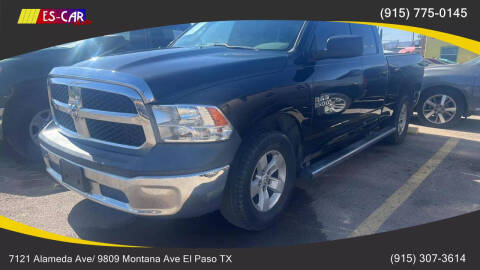 2018 RAM 1500 for sale at Escar Auto in El Paso TX