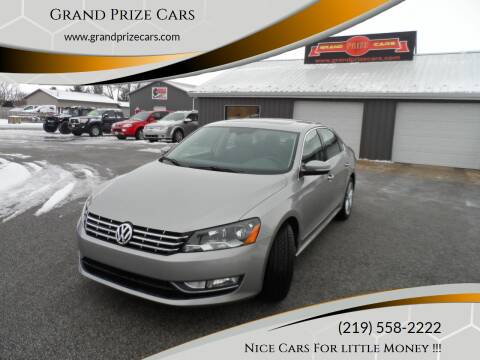 2013 Volkswagen Passat for sale at Grand Prize Cars in Cedar Lake IN