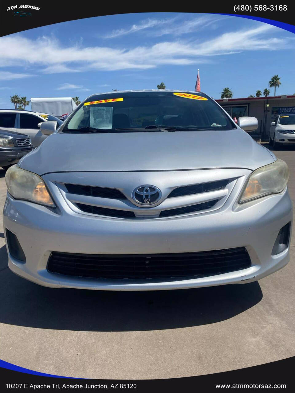 2012 Toyota Corolla for sale at ATM MOTORS in Apache Junction, AZ