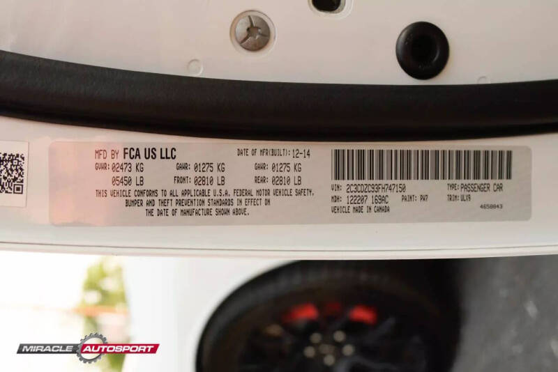 2015 Dodge Challenger SRT Hellcat