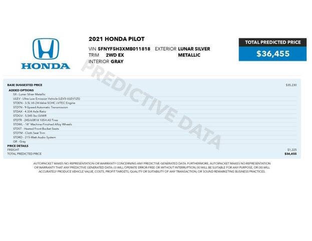 2021 Honda Pilot EX