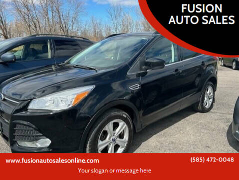 2016 Ford Escape for sale at FUSION AUTO SALES in Spencerport NY