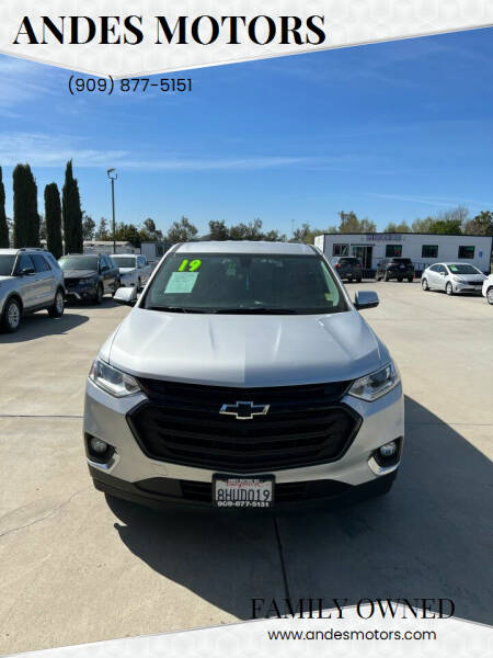 2019 Chevrolet Traverse for sale at Andes Motors in Bloomington CA